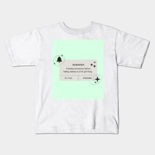 Creating Scenarios Before Falling Asleep Print Kids T-Shirt